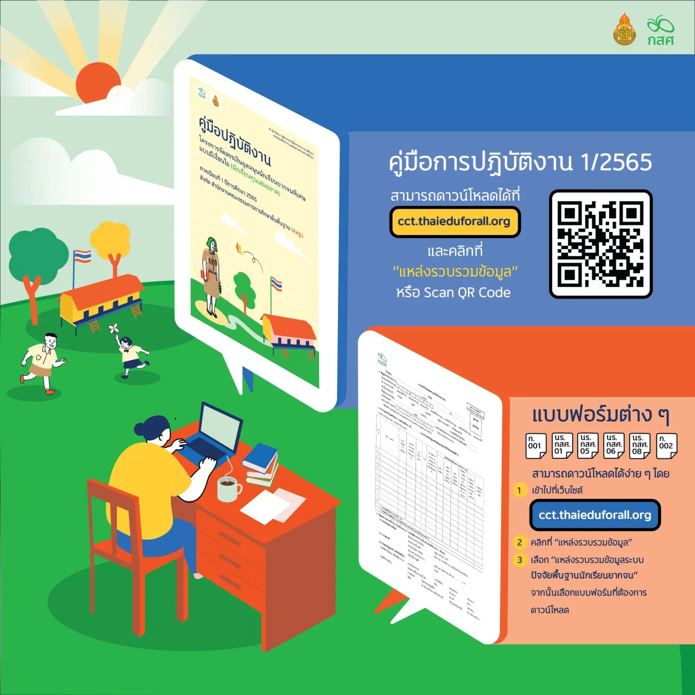 คู่มือการคัดกรองนักเรียนยากจน 1/2565 สังกัด สพฐ.