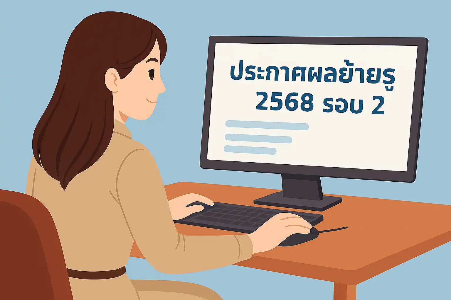ด่วน! ประกาศผลย้ายครู 2568 รอบ 2 แล้ว เช็กเลยที่ระบบ TRS