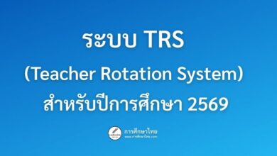ระบบ TRS (Teacher Rotation System) สำหรับปีการศึกษา 2569