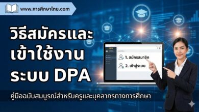 วิธีสมัครและเข้าใช้งานระบบ DPA ครั้งแรก