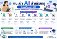 แนะนำ AI สำหรับครู ปีการศึกษา 2569