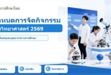 ภาพปก กำหนดการจัดกิจกรรมวันวิทยาศาสตร์แห่งชาติ 2569