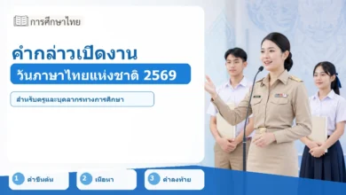 ภาพปก คำกล่าวเปิดงานวันภาษาไทยแห่งชาติ 2569