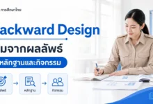 Backward Design ออกแบบหน่วยการเรียนรู้จากผลลัพธ์สู่กิจกรรม
