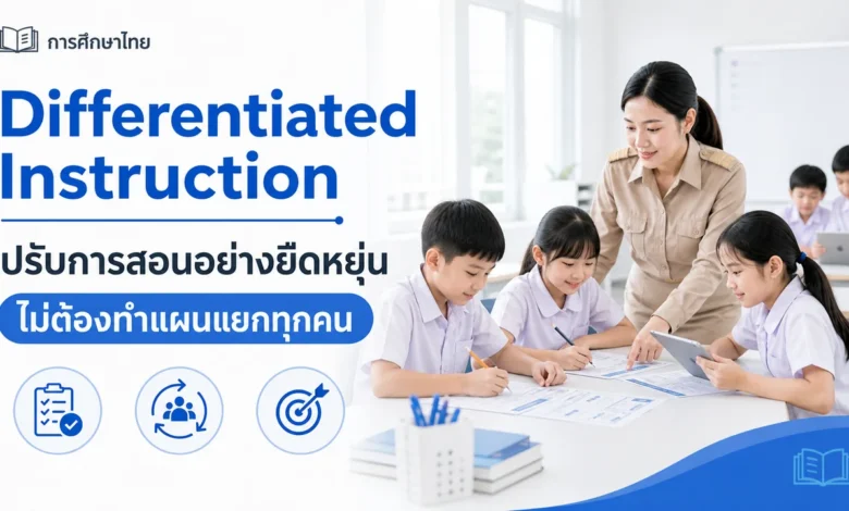 Differentiated Instruction ปรับการสอนอย่างไรโดยไม่ทำแผนแยกทุกคน