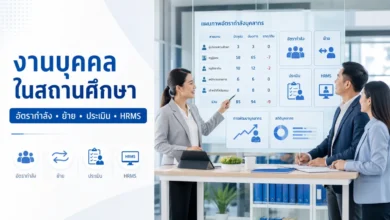 แนวข้อสอบงานบุคคลในสถานศึกษา ครบวงจร พร้อมเฉลย