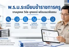 แนวข้อสอบ พ.ร.บ.ระเบียบข้าราชการครู สำหรับผู้บริหารสถานศึกษา